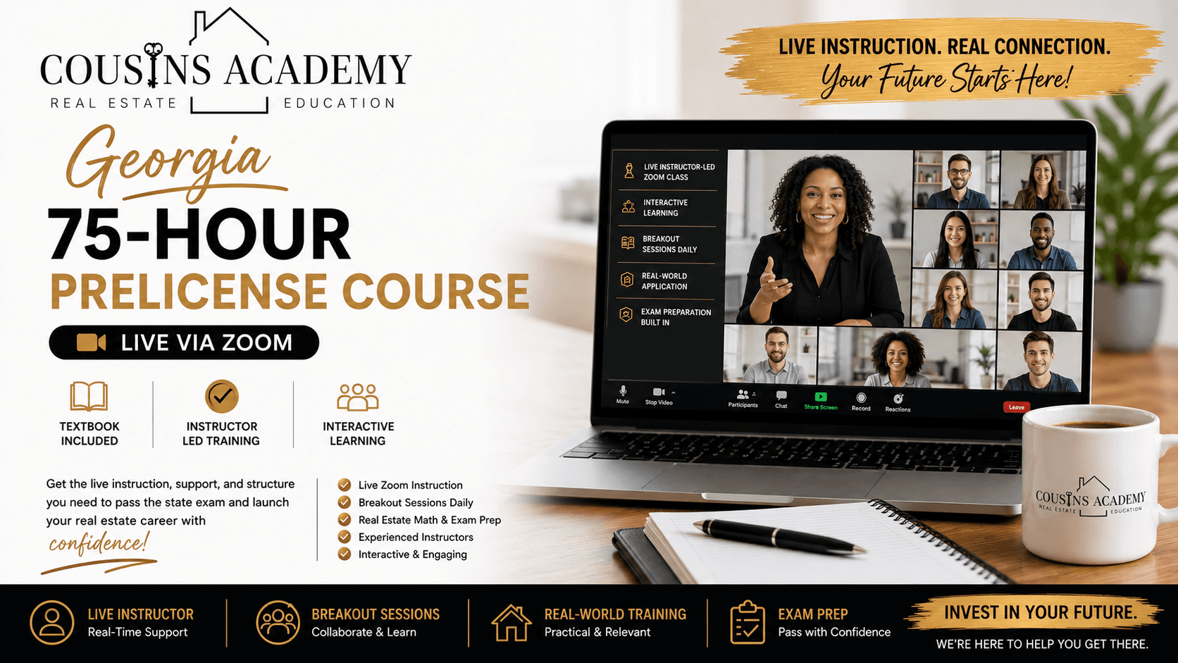 Zoom - 75 Hour Pre-License Real Estate Course